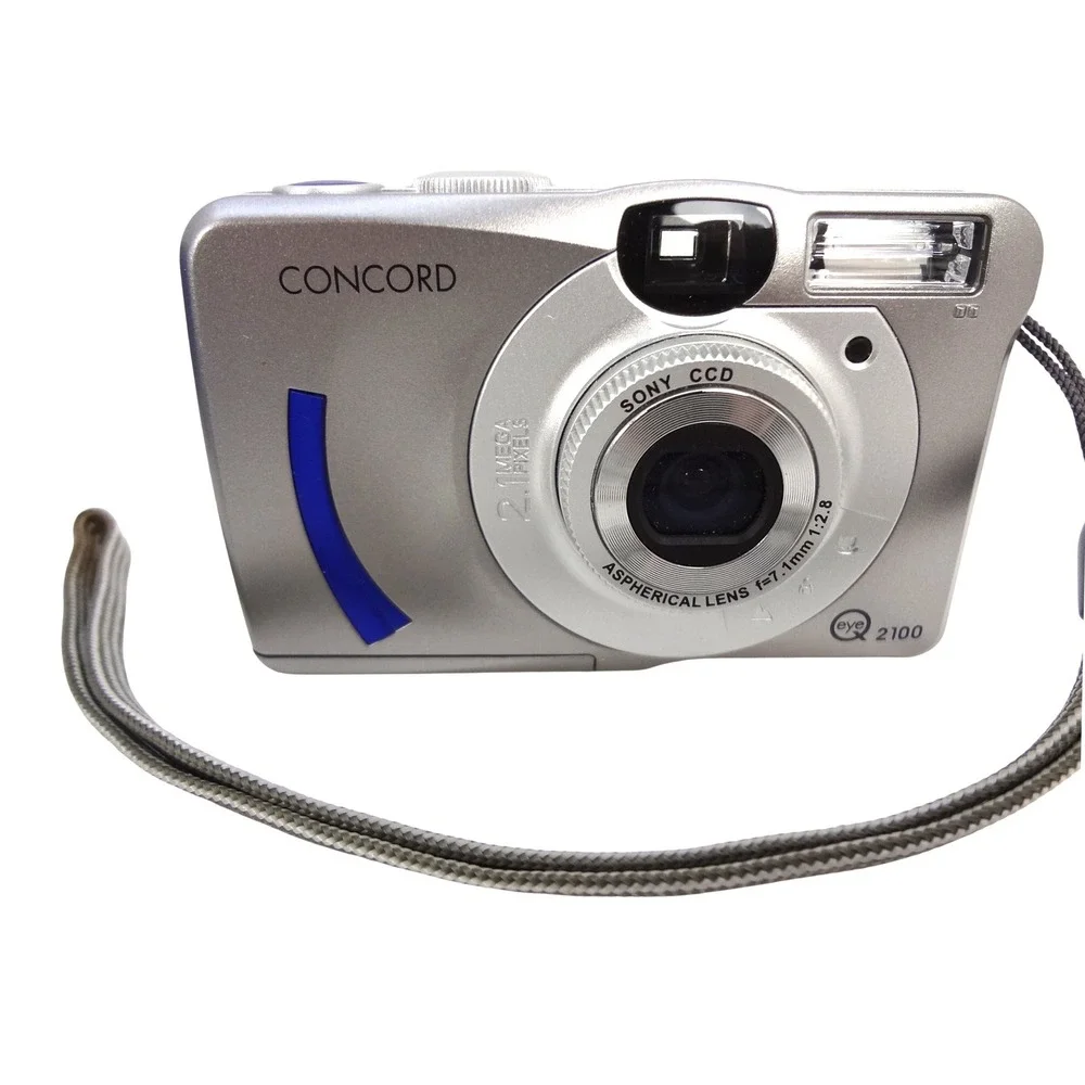 Concord Eye 2100 Digital Camera Silver 2.1MP‎ Sony CCD Vintage Y2K Bundle Boxed